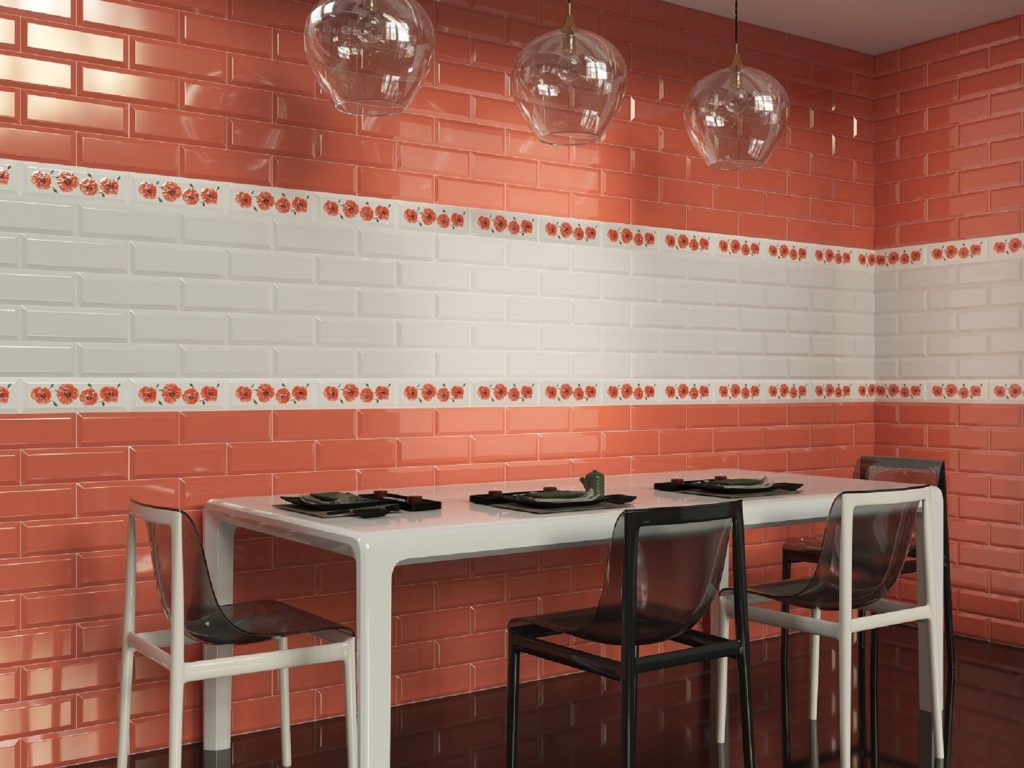 Керамическая плитка Грация Керамика Metro в интерьере кухни