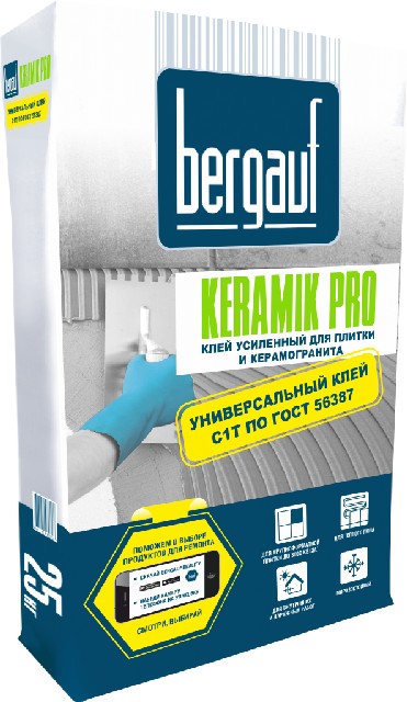 Клей для плитки Bergauf Keramik Pro